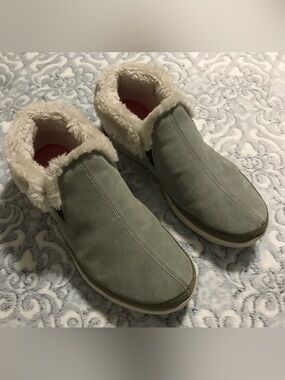 RYKA Suede & Faux Fur GREEN 11M